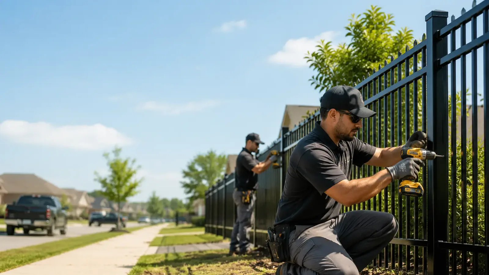Metal Fence Installation in Greenville, SC